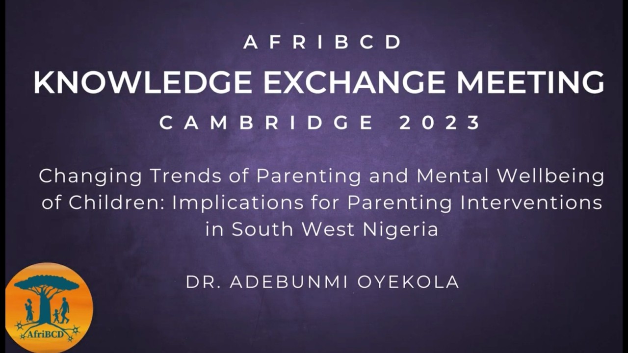 AfriBCD KEM2023: Dr Adebunmi Oyekola