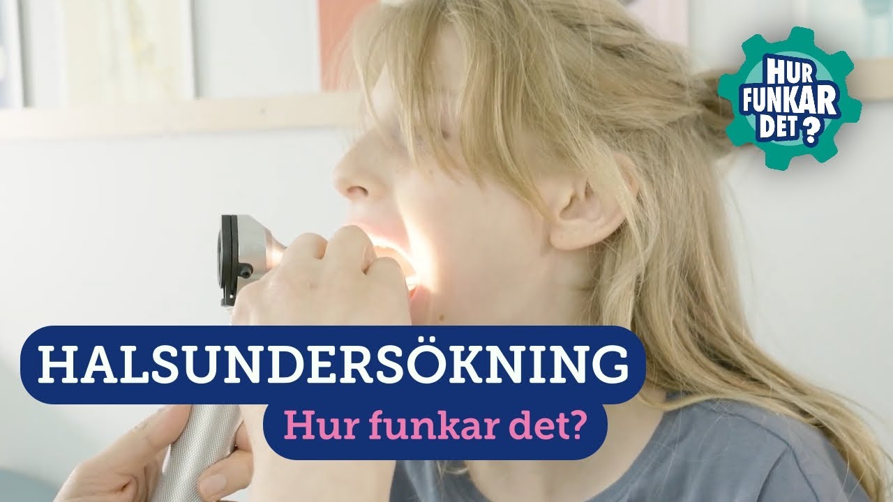 Halsundersökning och halsprov