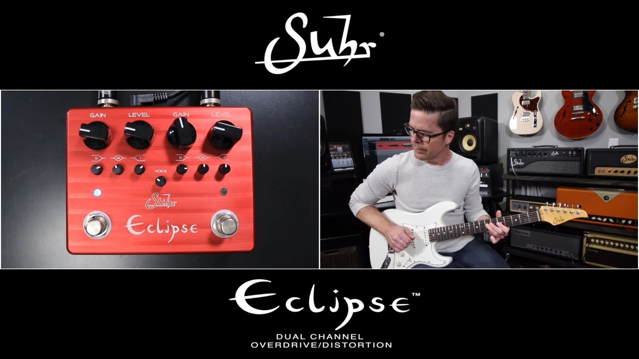 Демонстрационное видео Suhr Eclipse Dual Overdrive/Distortion от Шона Таббса