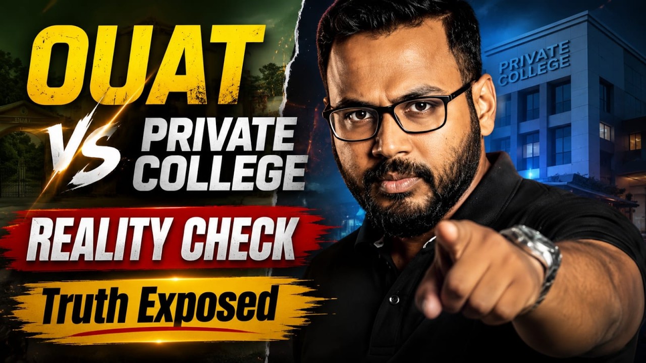 OUAT vs Private College | Reality Check Truth Exposed By Chandra Sir #ouat2026 #ouatadmission #ouat