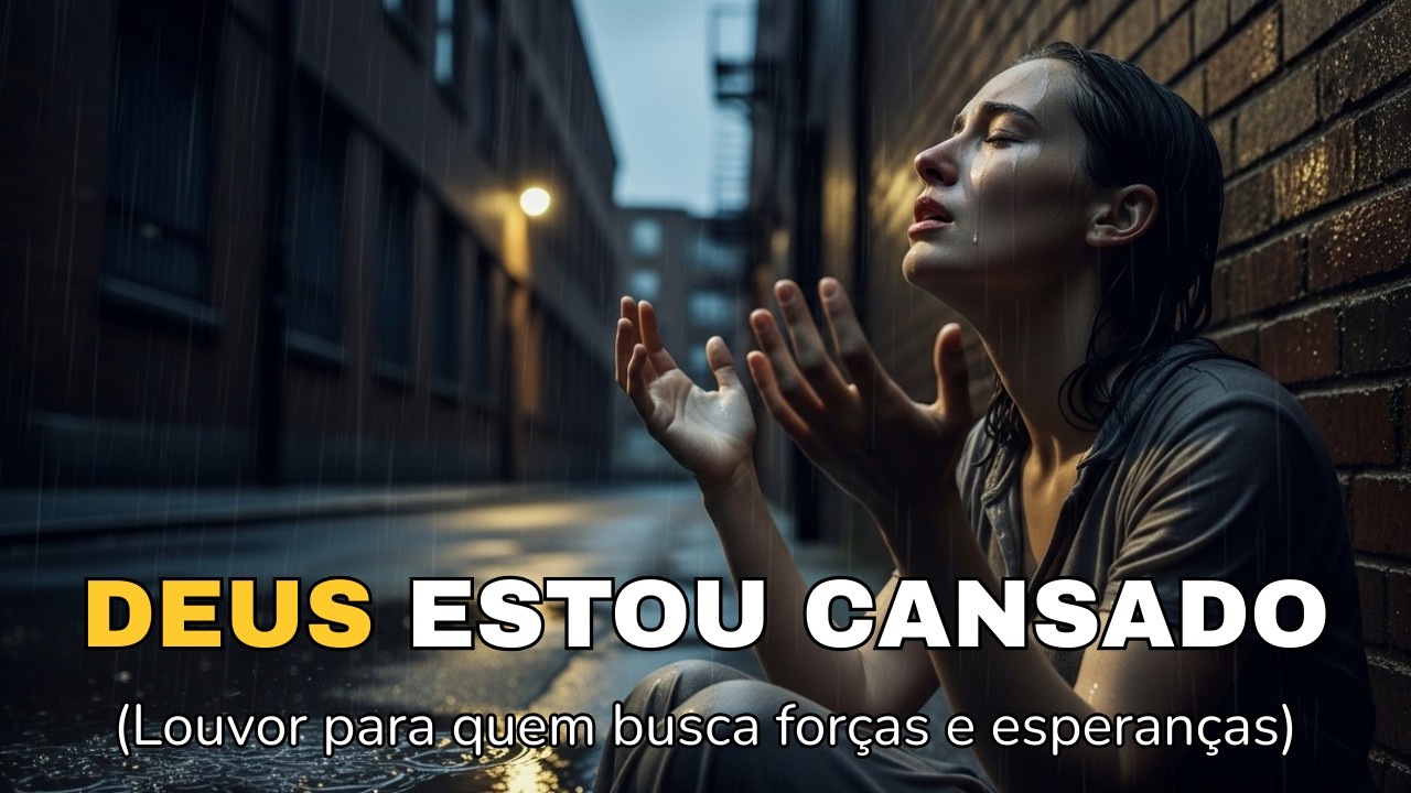 Estou CANSADO de LUTAR só, DEUS (me sara das dores e conflitos) - Louvor de Cura