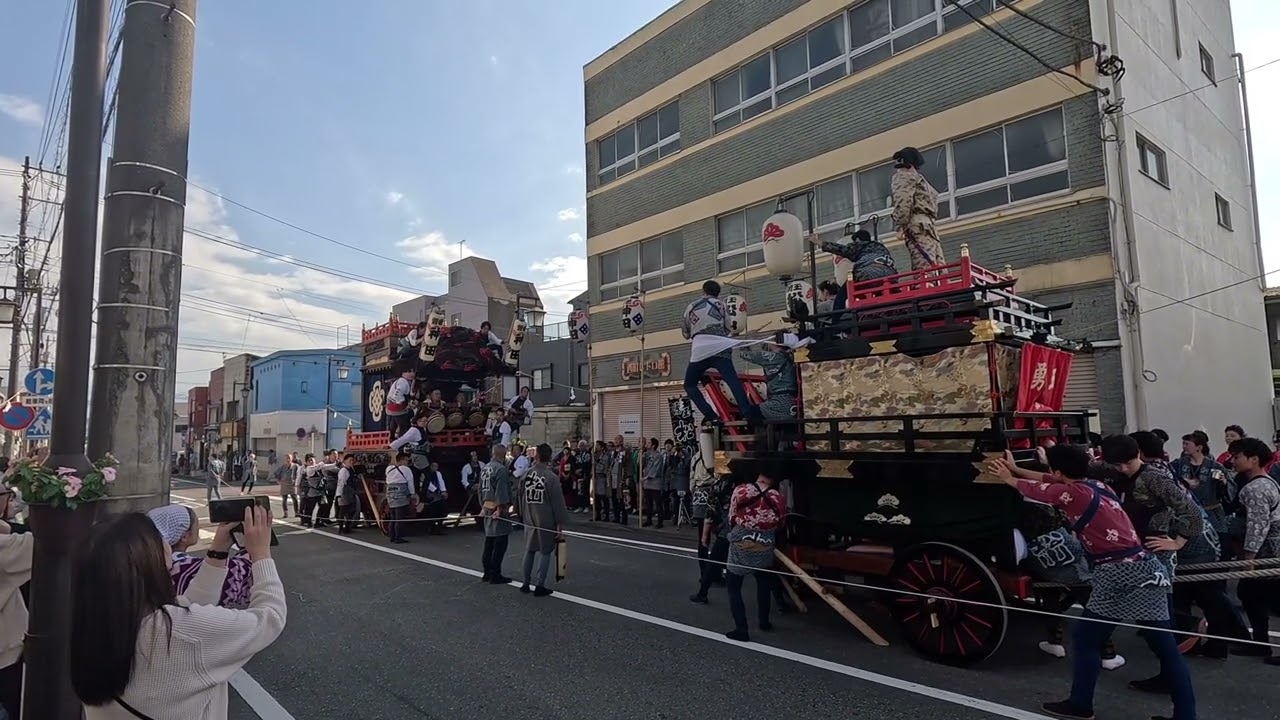 2024年11月4日 静岡県富士宮市  富士宮まつり 2  屋台引き回し・競り合い