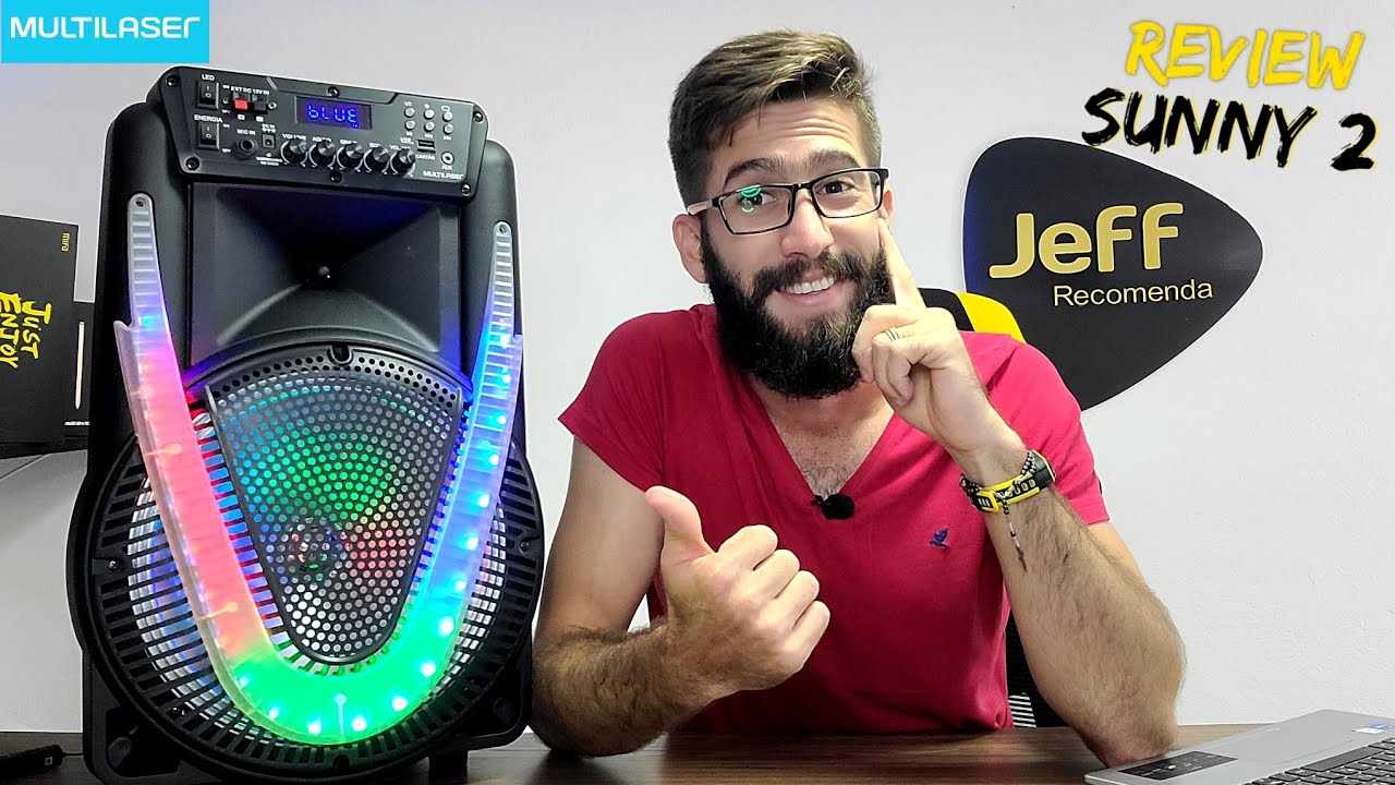 Caixa de som MULTILASER SUNNY II 500W SP395: É Boa? Vale o Custo? (Review/Análise Completa)