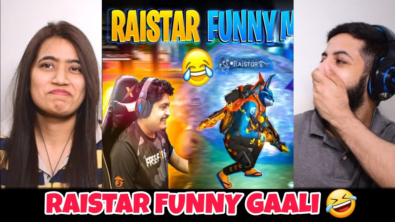 Raistar's most funny Gaali Moments ever🤣| HeadPhones Must!! 😈 | Garena Free Fire Reaction