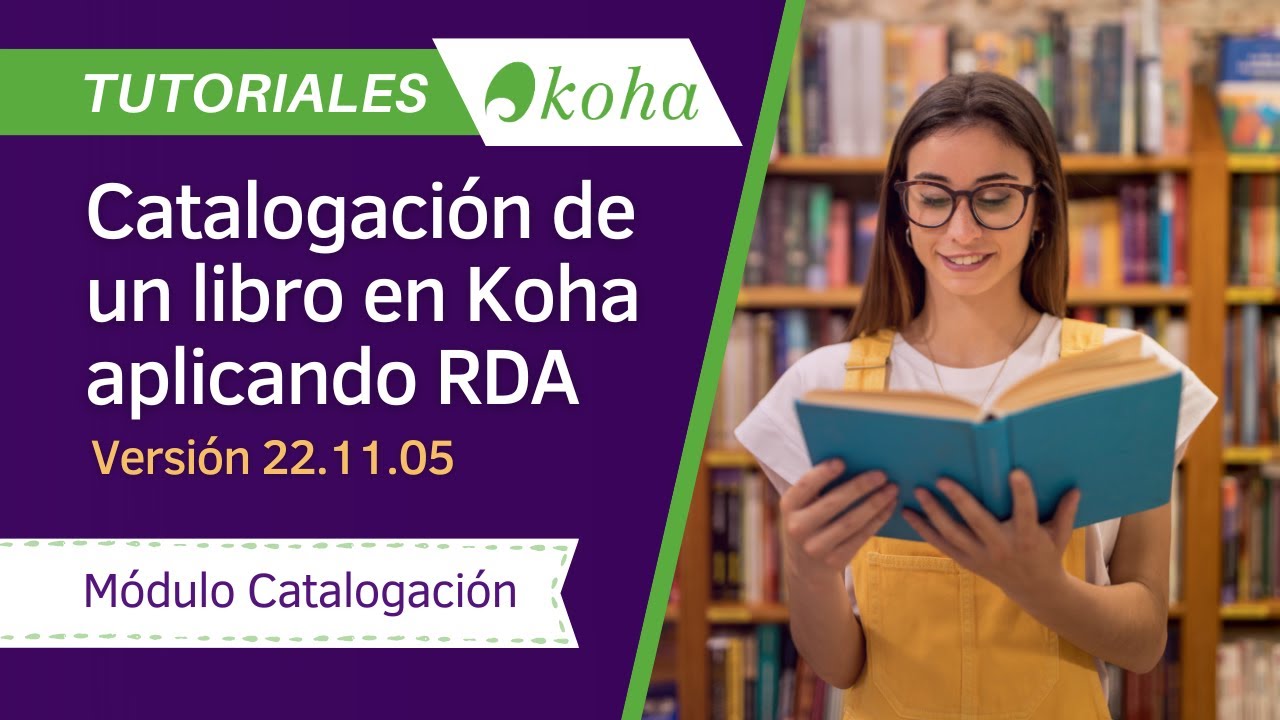 Catalogación de un libro impreso en #Koha aplicando #RDA
