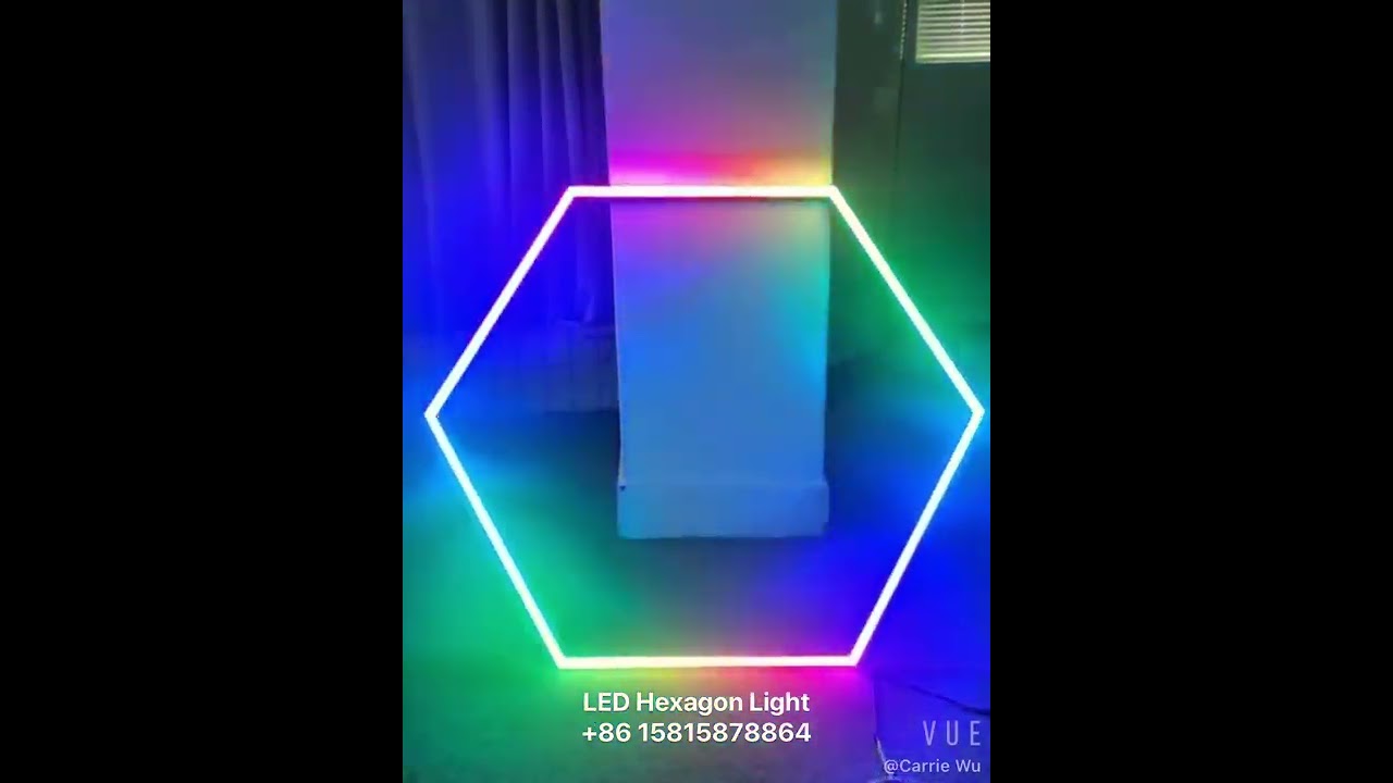 Madrix LED hexagon light