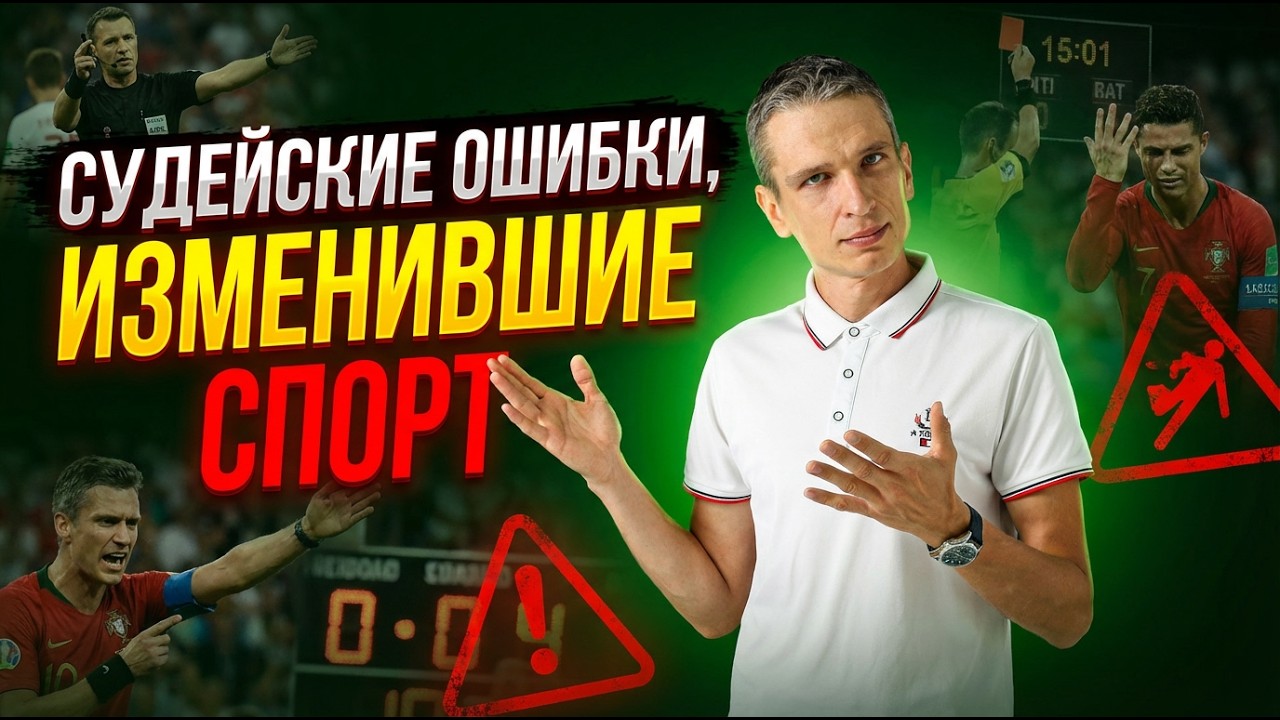 Самые скандальные ошибки судей в спорте
