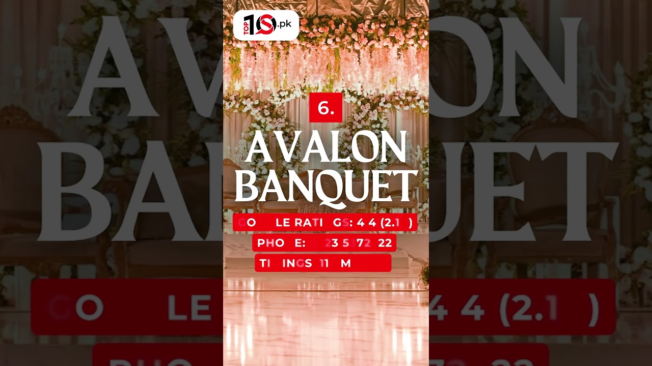 Top 9 Best Banquets In Islamabad 2024 | Banquet Halls In Islamabad | Best Marquee In Islamabad