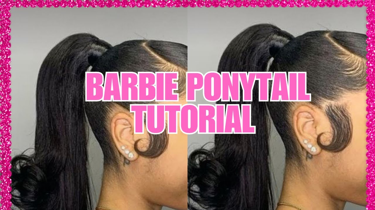 HOW TO: BARBIE PONYTAIL TUTORIAL | SANIYA JAI