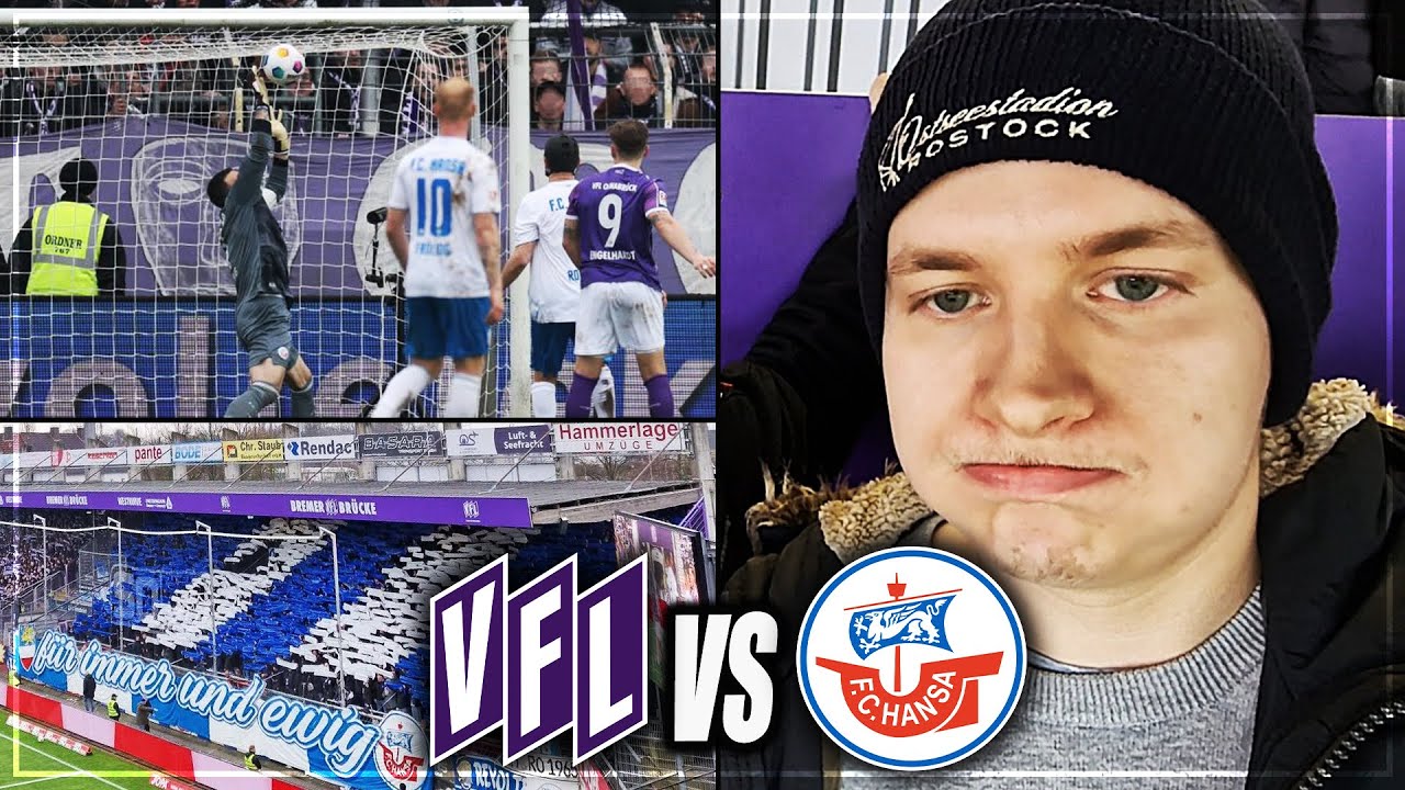 SO STEIGT MAN AB... Osnabrück - Hansa Rostock Stadion Vlog