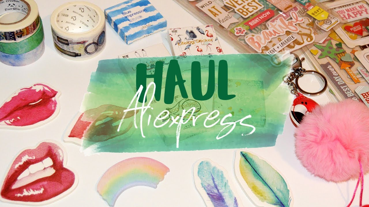 Haul #2 ~ Aliexpress : Sticky notes, masking tape, stickers ...