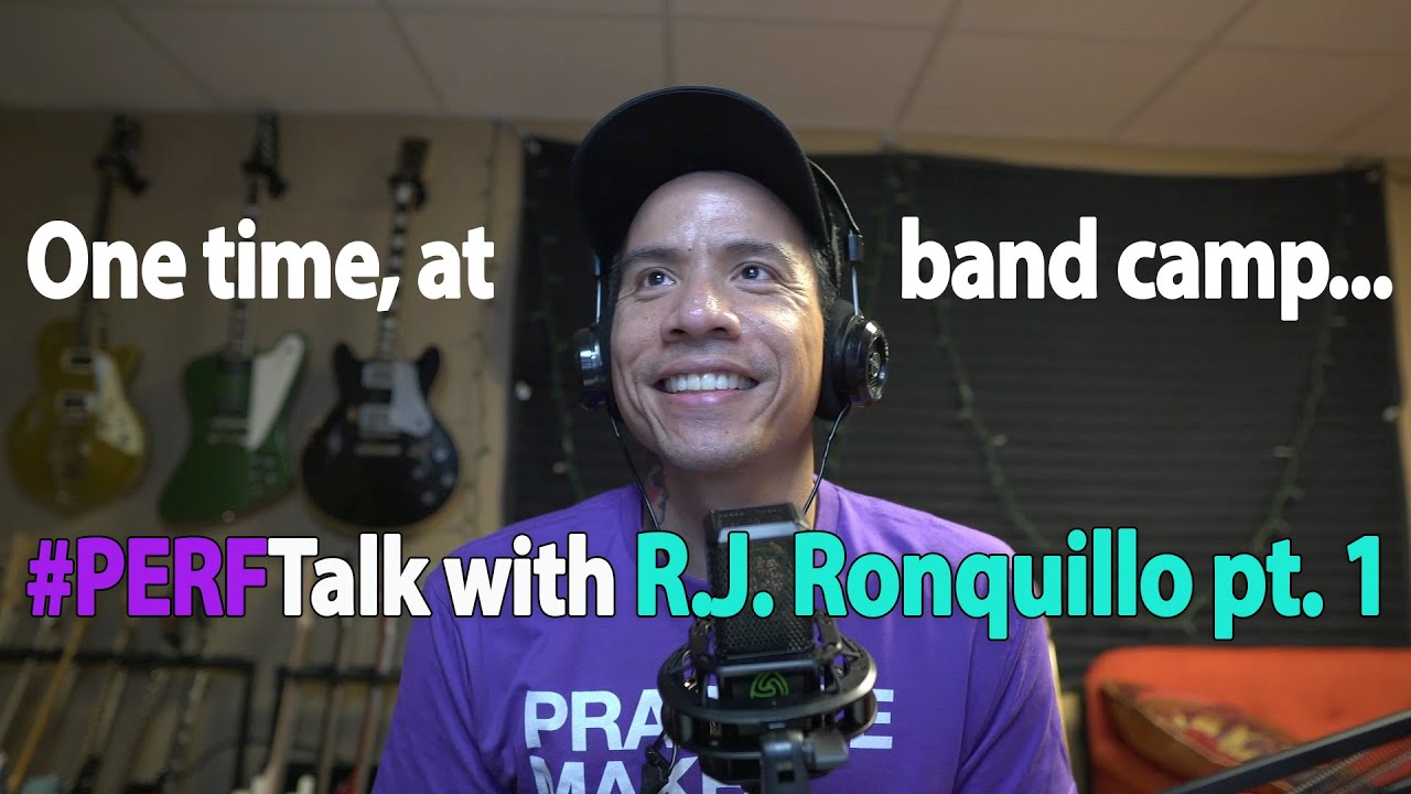#PERFTALK R.J. Ronquillo 1/4 | Band camp stories and how he got his name