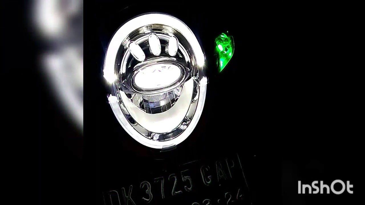 Pemasangan Lampu led t10 rgb Di all new scoopy