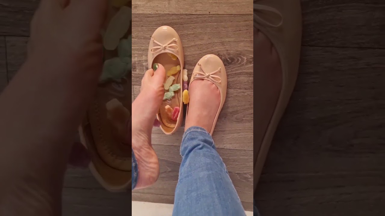 Inshoe jelly babies crush | Food crushing & ASMR  #Foodcrush #foodcrushing #inshoecrush #asmrfood