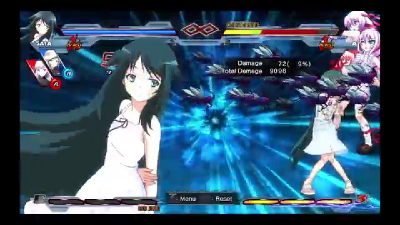 NITROPLUS BLASTERZ -HEROINES INFINITE DUEL- Saya combo 01