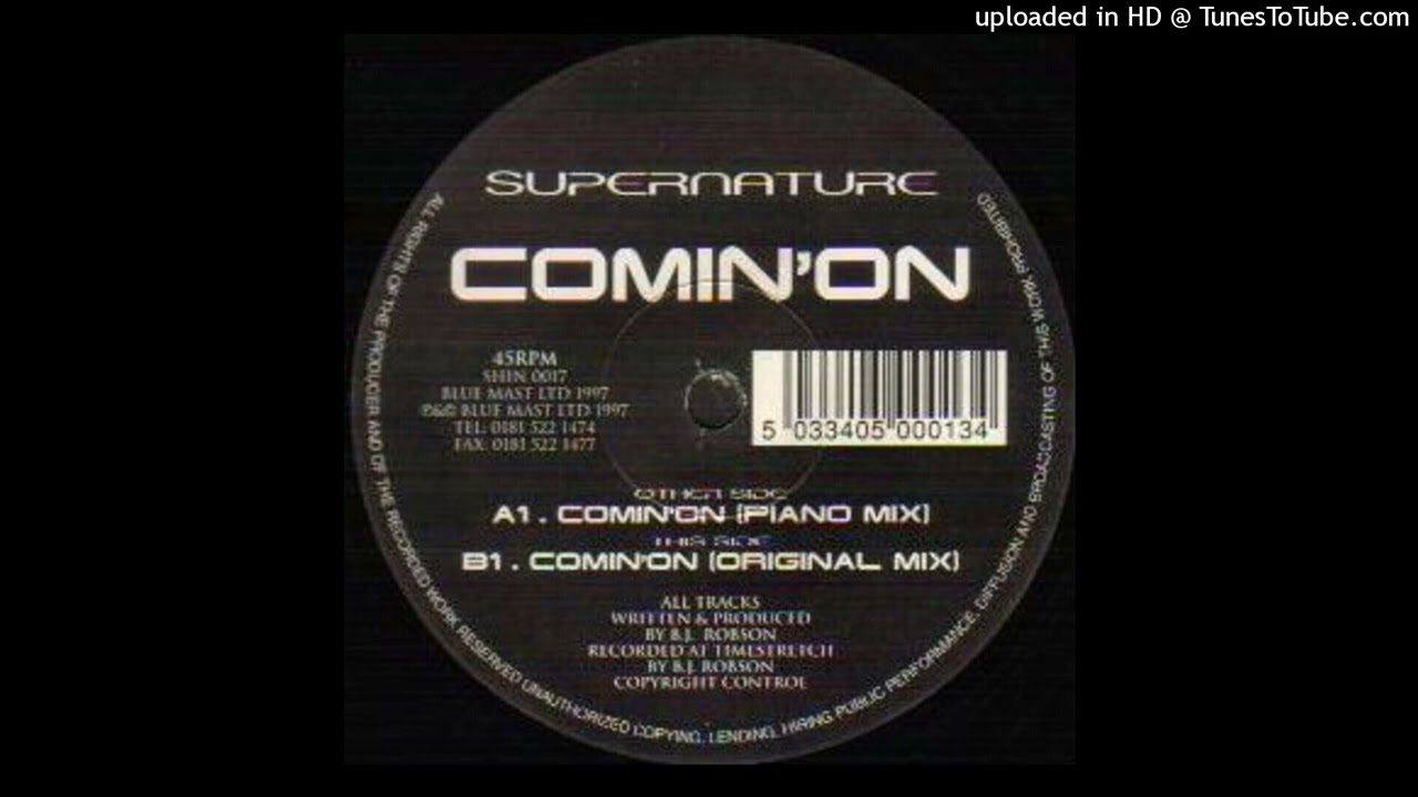 Comin' On (Piano Mix)