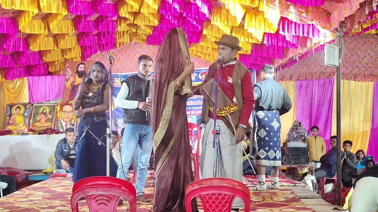 बाबा साहेब का जीवन परिचय | अंबेटकर ड्रामा बन गांव कटरा बाजार गोंडा RSGP AWADHI GEET 