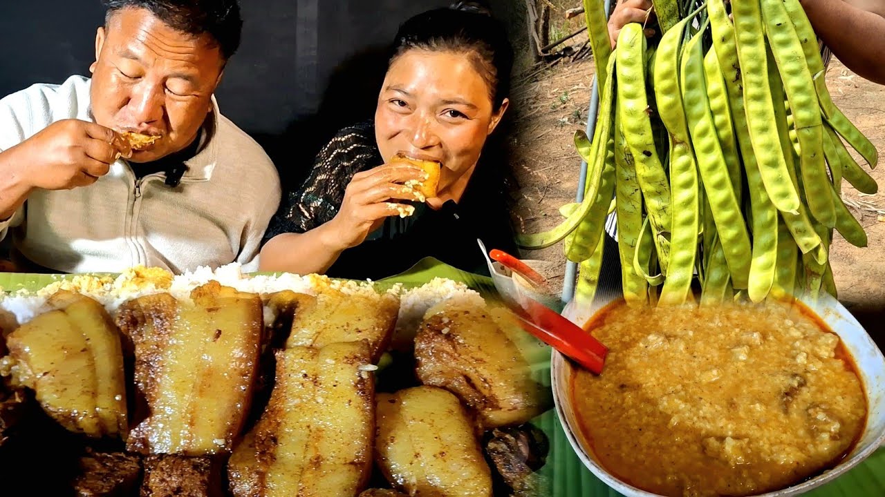 VOHTHAO&JONGLHA POH.PORK FATS WITH STINKY BEANS PORRIDGE.