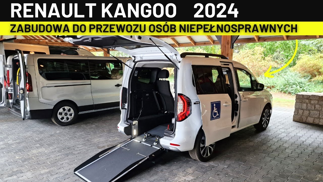 RENAULT KANGOO 2024 - ZABUDOWA DO PRZEWOZU OSÓB NIEPEŁNOSPRAWNYCH