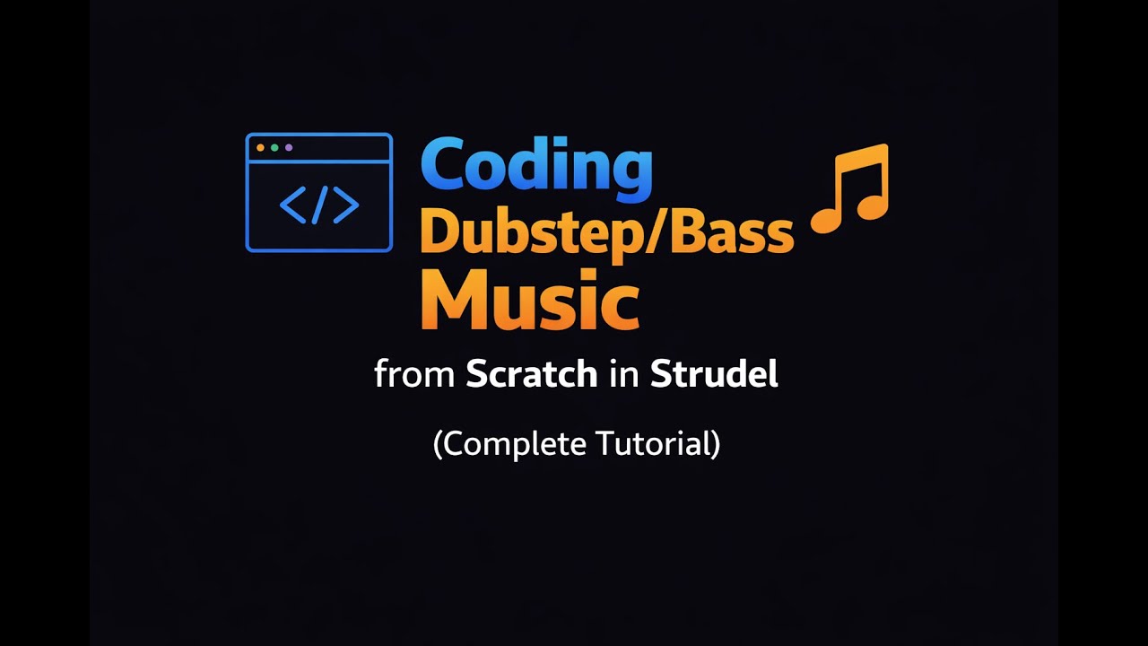 Coding Dubstep/Bass Music from Scratch for Beginners in Strudel (Complete Tutorial)