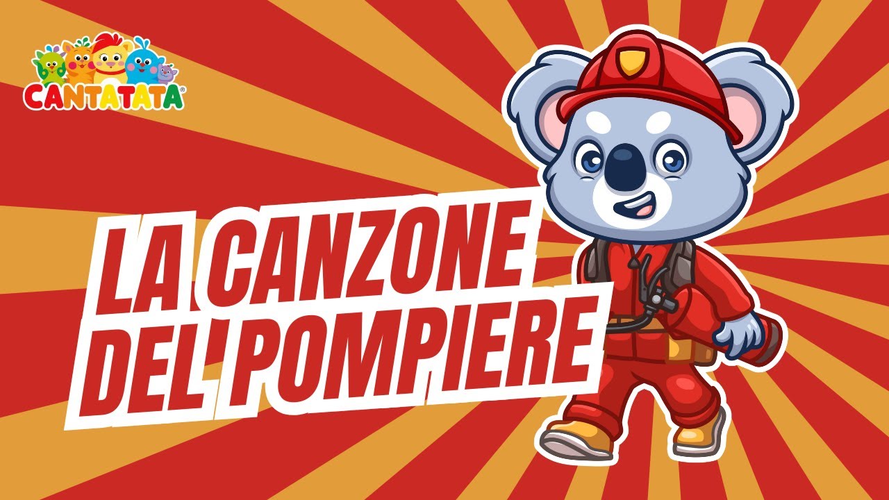La Canzone del Pompiere | Canzoni Educative Per Bambini | CantaTata 🚒🔥