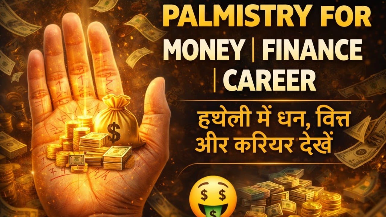 Palm reading about Money lines and sign 💰🤑