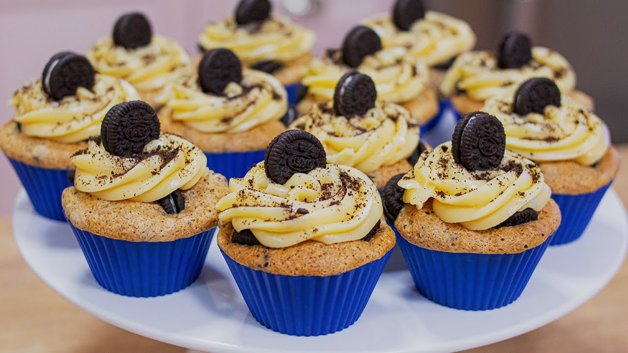 CUPCAKE DE MINI OREO 🧁 EM CASA RÁPIDO E DELICIOSO | @receitasdacris