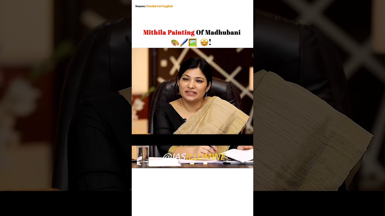 Mithila Painting 🎨🖌️🖼 🤩 Mukund  | Upsc Interview
