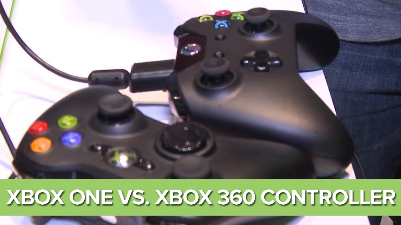Xbox One Controller vs Xbox 360 Controller: Comparison Demo at E3 2013