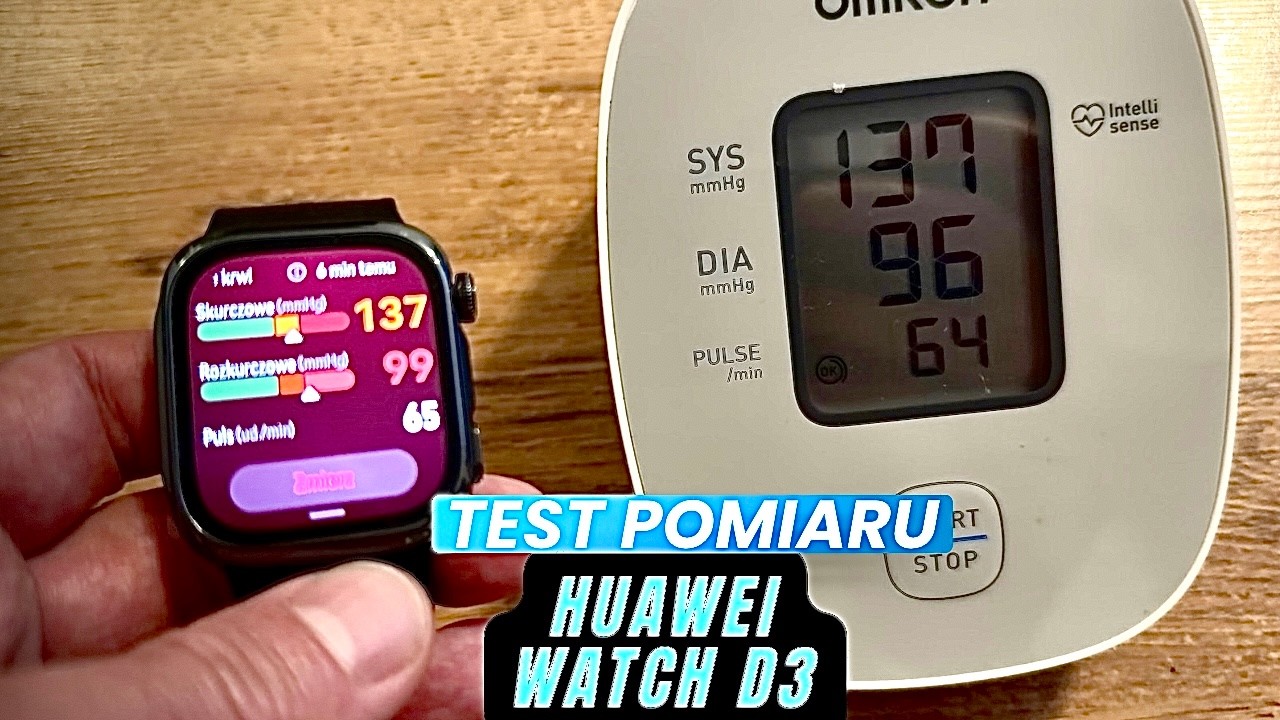 HUAWEI WATCH D3 - test pomiaru JEST DOBRZE 