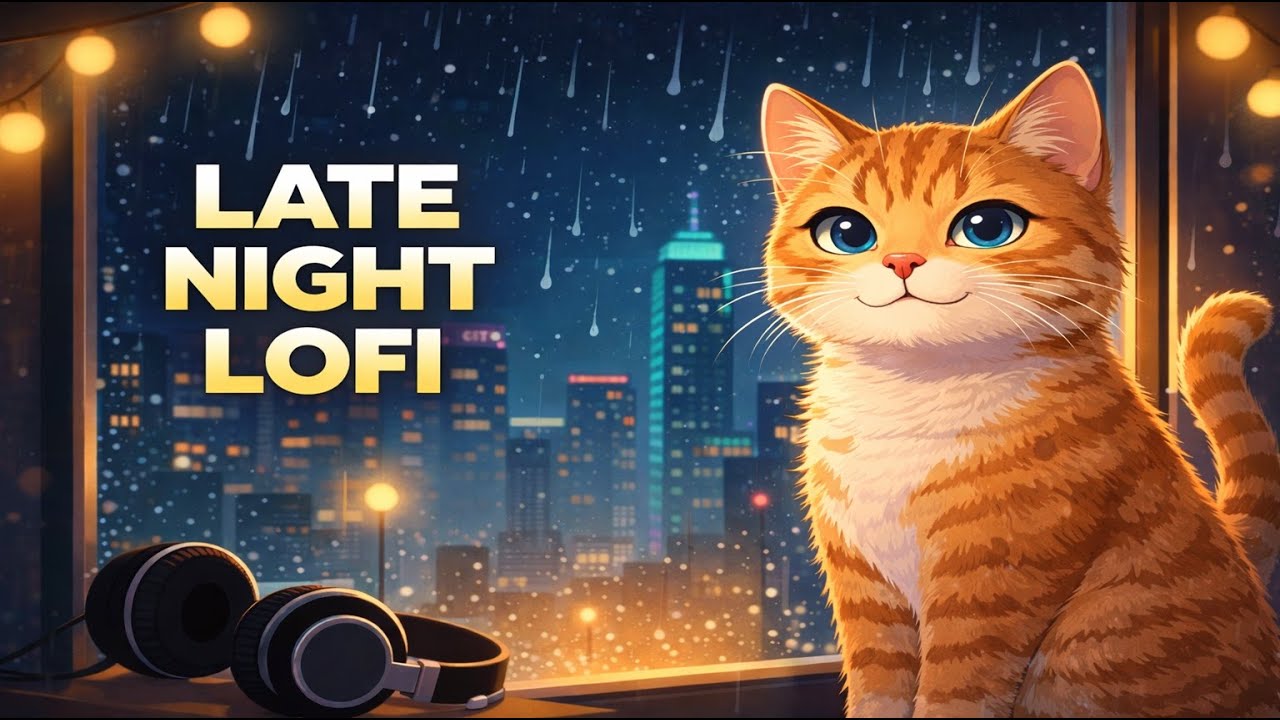 Rainy Night Lofi Mix ☔ Cozy Beats for Study, Focus & Sleep | 1 Hour Ambient Chillhop
