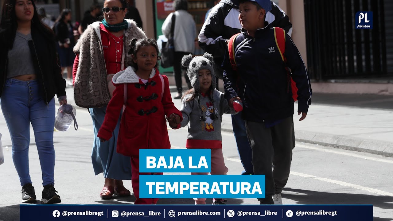 Nuevo frente frío trae vientos de hasta 70 km/h y bajas temperaturas en Guatemala