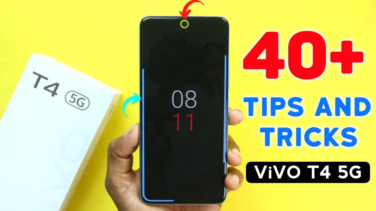Vivo T4 Tips and Tricks || Vivo T4 5G 40+ New Hidden Features in Hindi