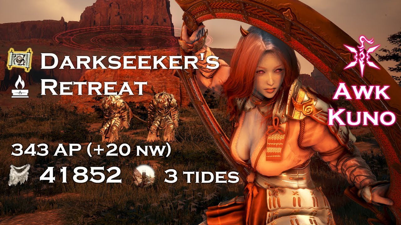 BDO | Darkseeker's Retreat 3 tides 41852 (L2, Agris Fever) | Awakening Kunoichi 343 AP