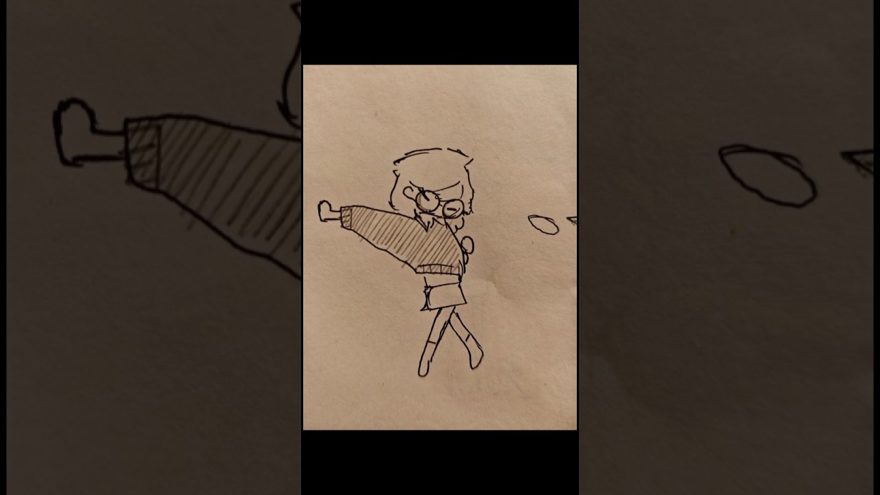 Smile ~credit goes to @offsrambledegg #shorts #animation #art