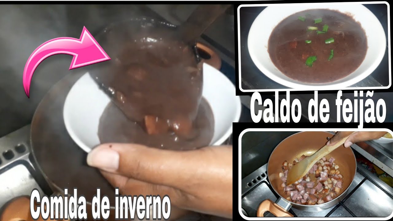 Caldo de feij&atilde;o|| comida de inverno