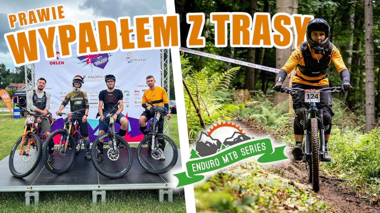 O krok od PUDŁA | Zawody Enduro MTB Series w Myślenicach