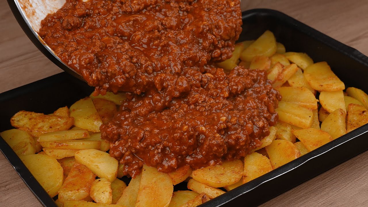 Faço Essa Carne Com Batatas Aqui em Casa, Rende Muito e Todos Gostam!