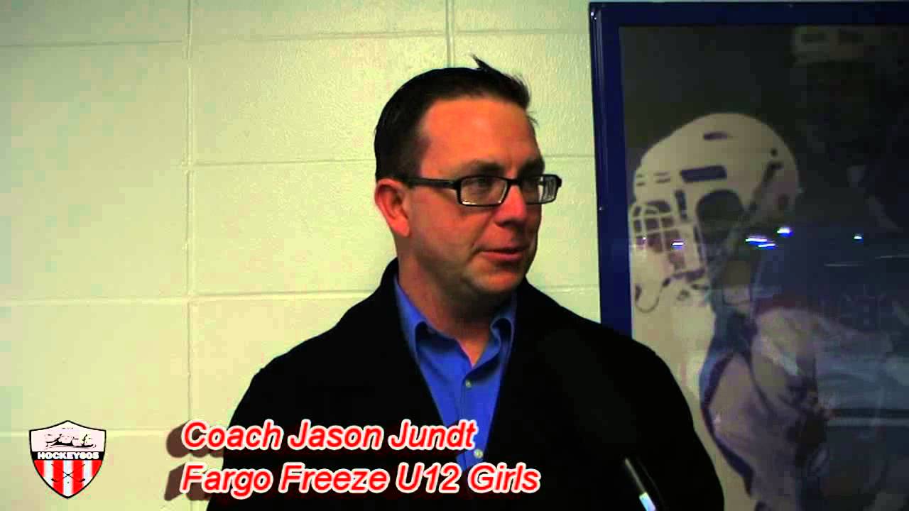 Coach Jason Jundt of Fargo Freeze U12 Girls