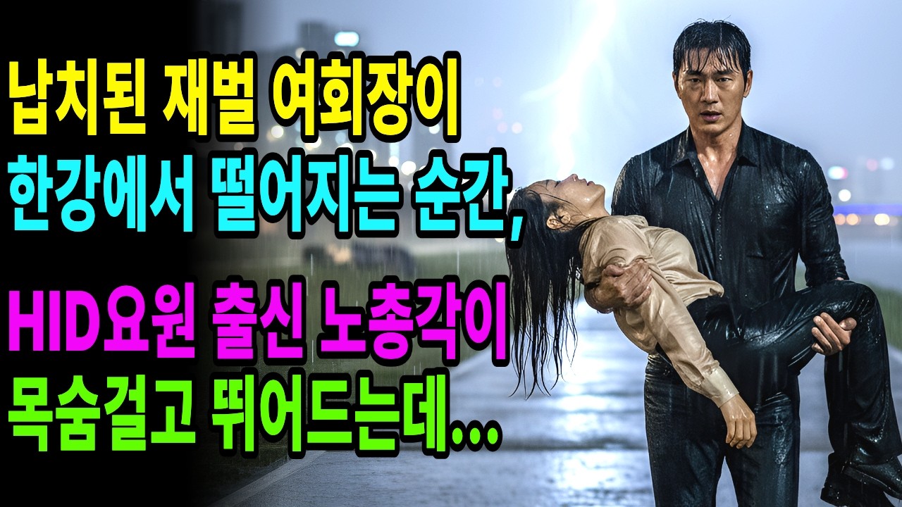 납치된 재벌여회장이 한강에 떨어지는 순간, HID 요원 출신 노총각이 목숨걸고 뛰어드는데… ㅣ오디오북ㅣ사연라디오ㅣ감동사연