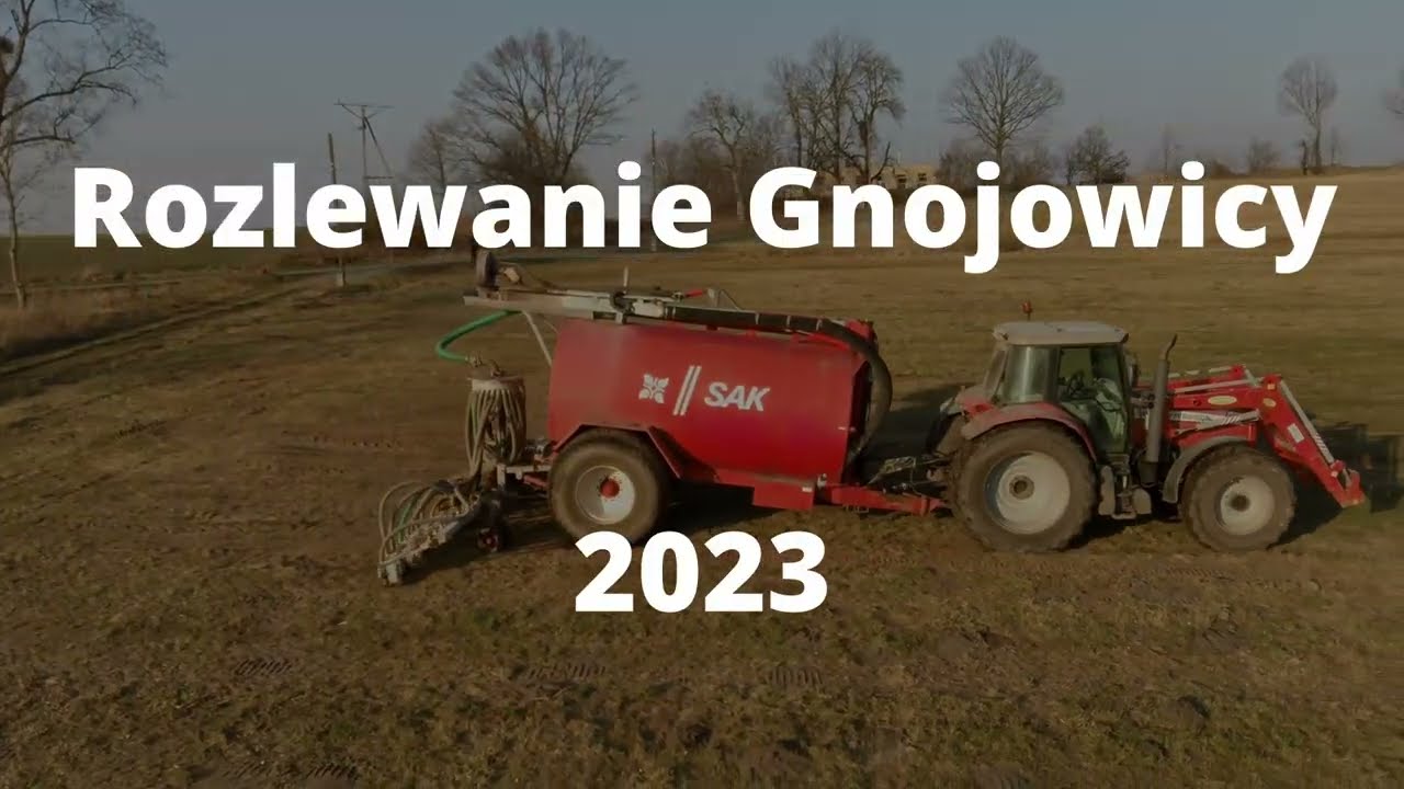 Rozlewanie Gnojowicy 2023 | Massey Ferguson 7475 & SAK 12.500l