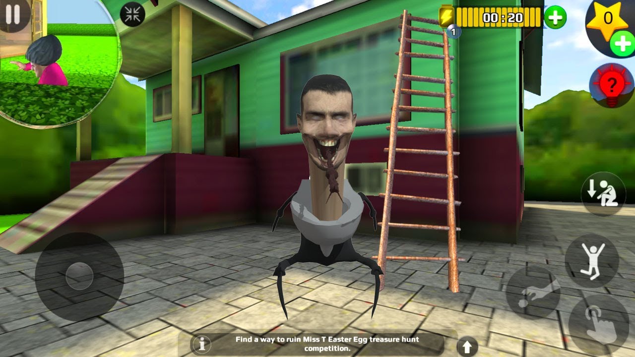Scary Teacher 3D -skibidi toilet new update enter in miss t house