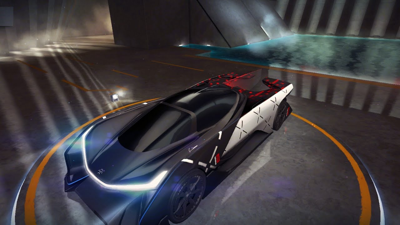 Asphalt 8 - Unlocking special decal for Faraday Future FFzero!