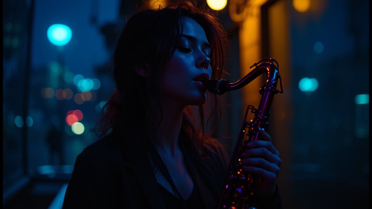 Dark City Jazz 🎷 Moody Saxophone Instrumental Music&nbsp;for Night Drives