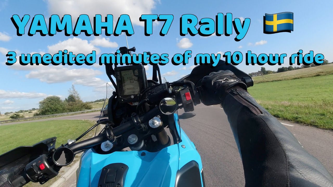 3 unedited minutes of my life. Yamaha Tenere 700 Rally 🇸🇪 🎧 Listen to it!