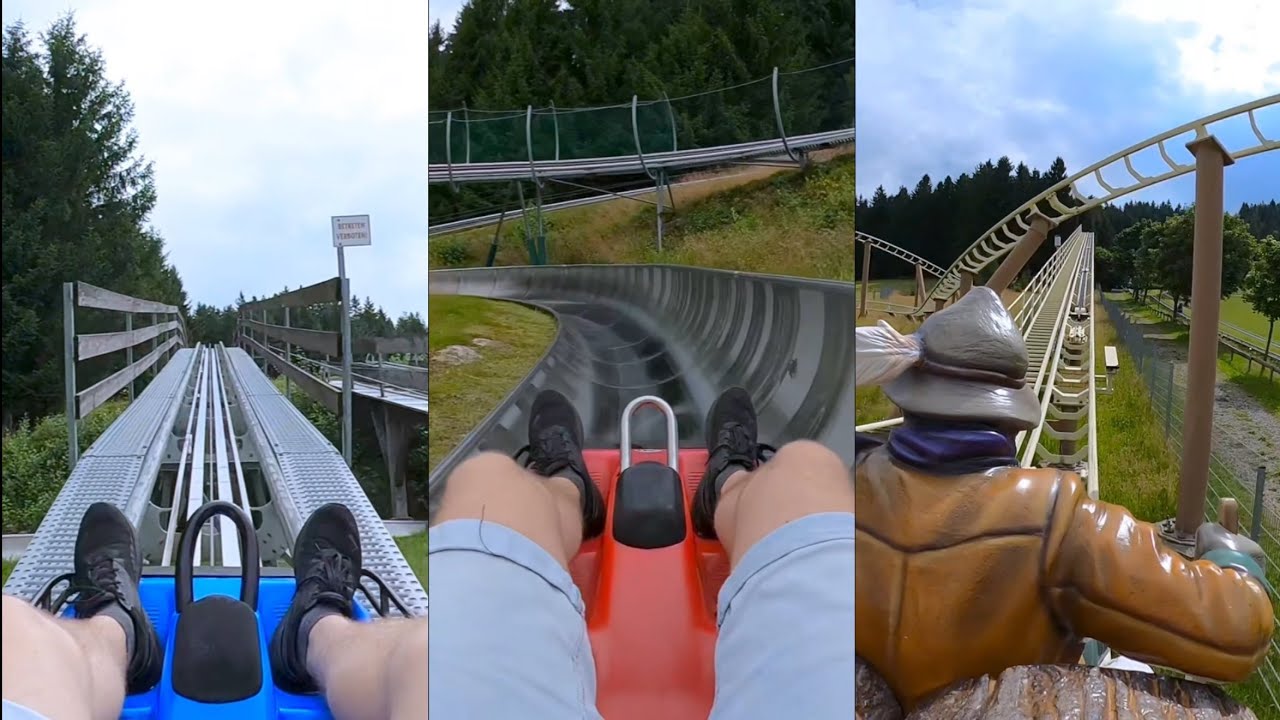 D‘Rodelbahn St. Englmar / Alle Rodel- Achterbahnen 2025 (4K) 