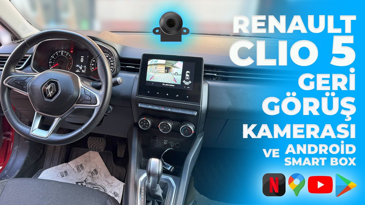 Renault Clio 5 (2020-2023) Geri Görüş Kamerası nasıl yapılır? Youtube nasıl izlenir?
