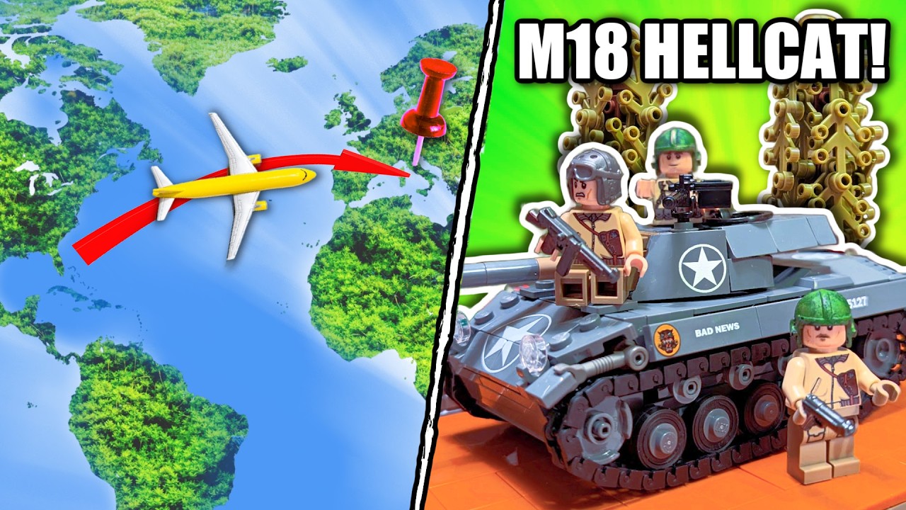 I Traveled Over 4,000 Miles To Build A LEGO WWII Moc!