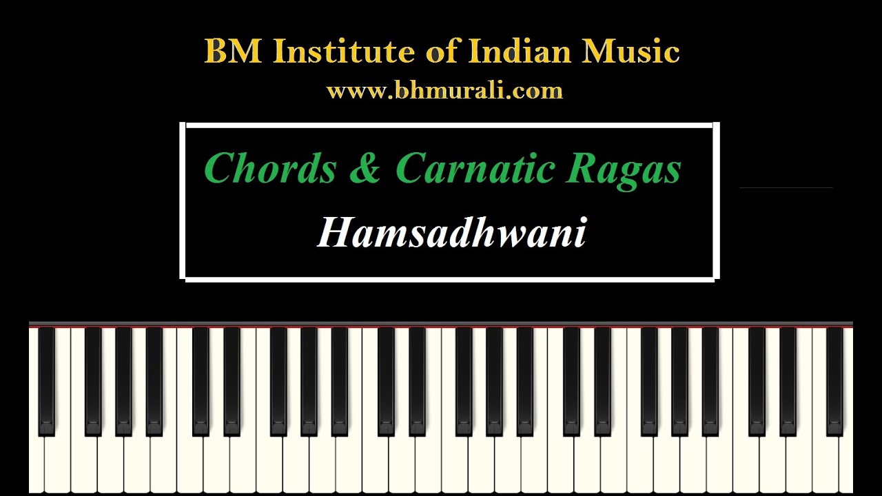 Chords & Carnatic Ragas - 