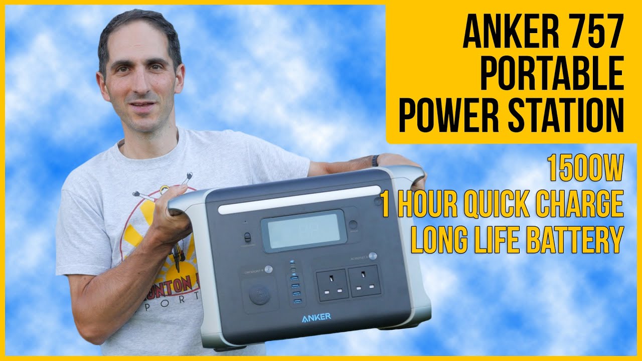 Anker 757 PowerHouse 1500W portable power station review | 1229Wh long-life LiFePO4 | Fully tested